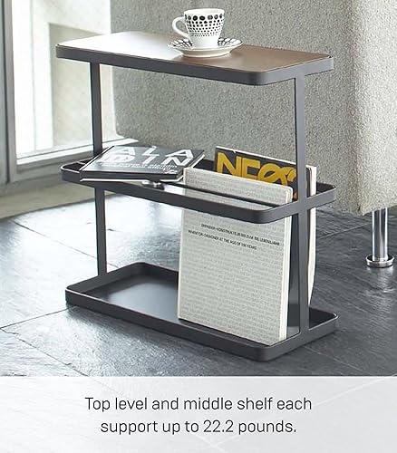 Miniatura 5 de YAMAZAKI Storage Home Steel  Mesas auxiliares y auxiliares, talla única, color negro