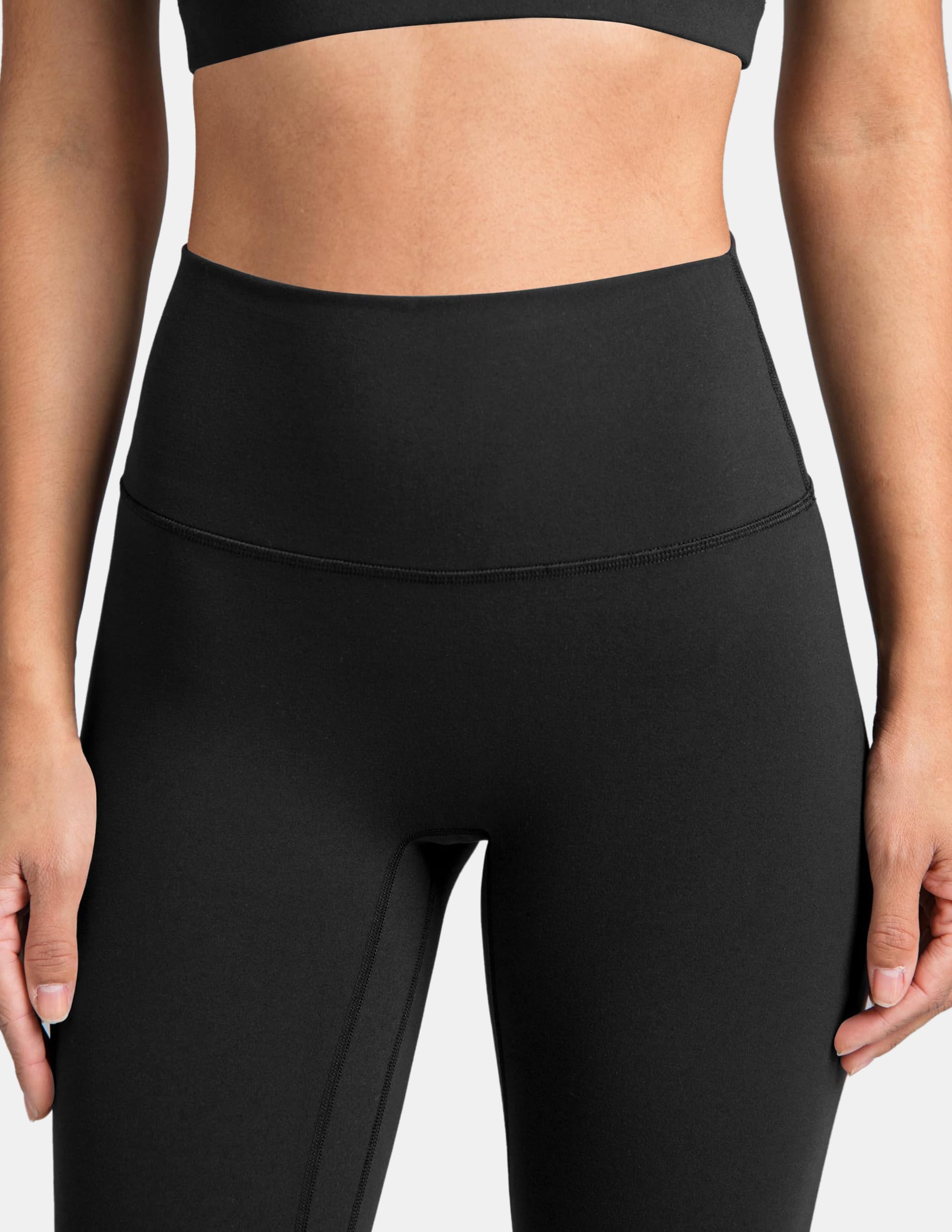 Colorfulkoala Dreamlux Leggins Senza Cucitura Frontale da Donna Yoga 7/8 Pantaloni Palestra a Vita Alta