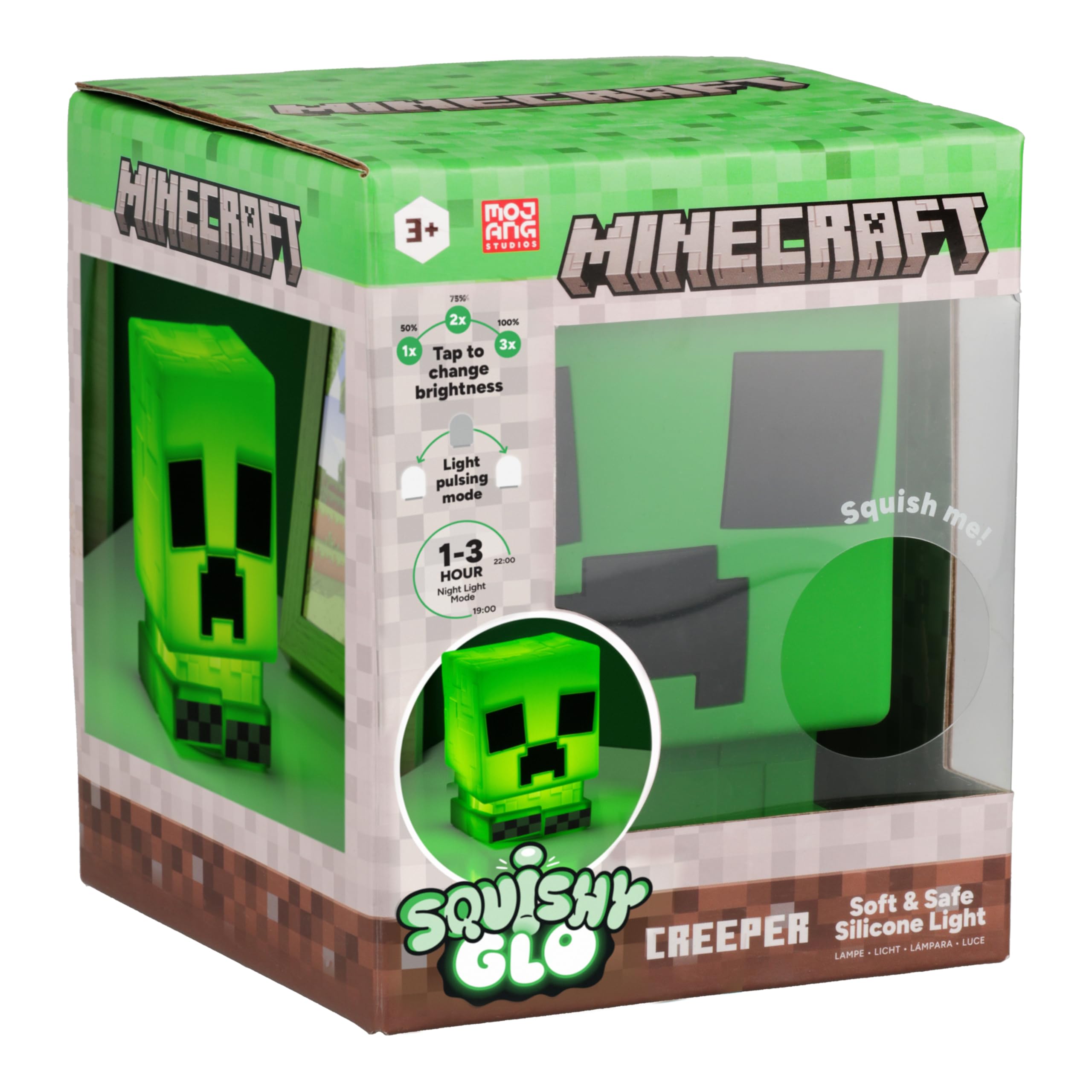 Amazon.co.jp: Paladone Minecraft Creeper SquishyGloシリコンライト