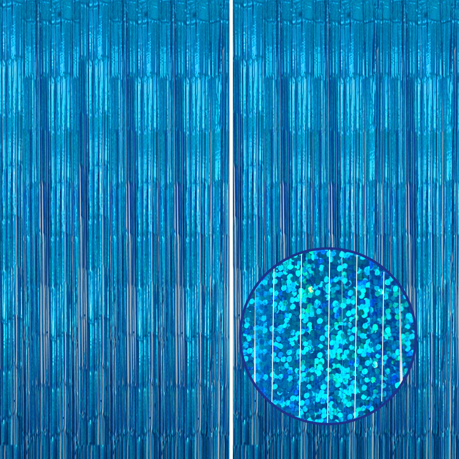 Foil Fringe Backdrop - Party & Photo Booth Decorations -24 Foil Fringe Backdrop - Party & Photo Booth Decorations -24