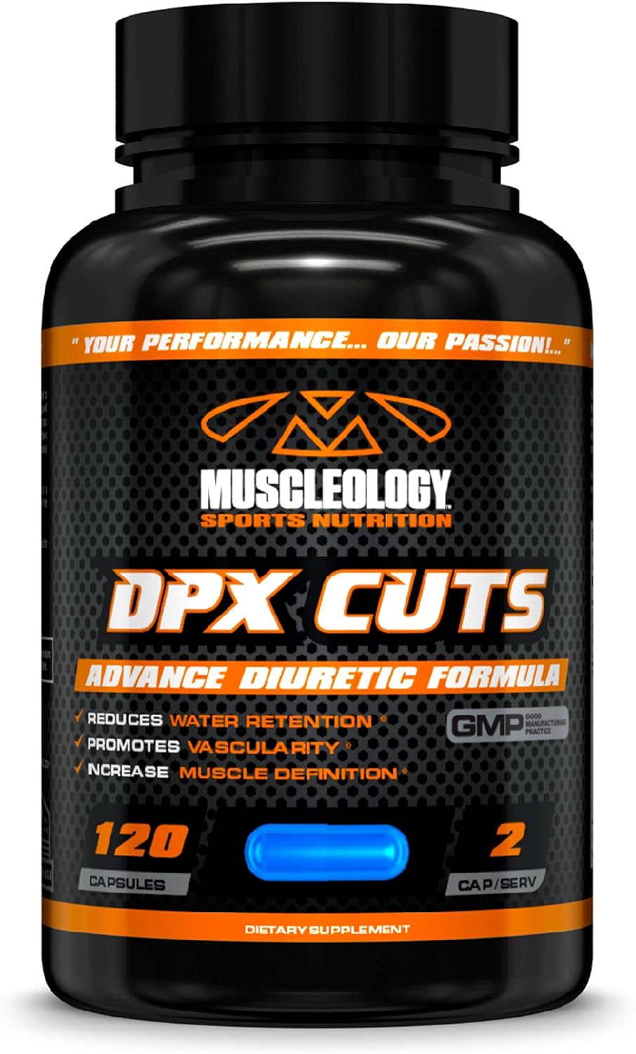 Muscleology DPXCUTS Diuretic CMP, 120 Capsules : Health & Household
