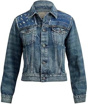 ジャケット・アウター Ralph Lauren Damage Denim Short Coat Ralph Lauren Damage Denim Short Coat