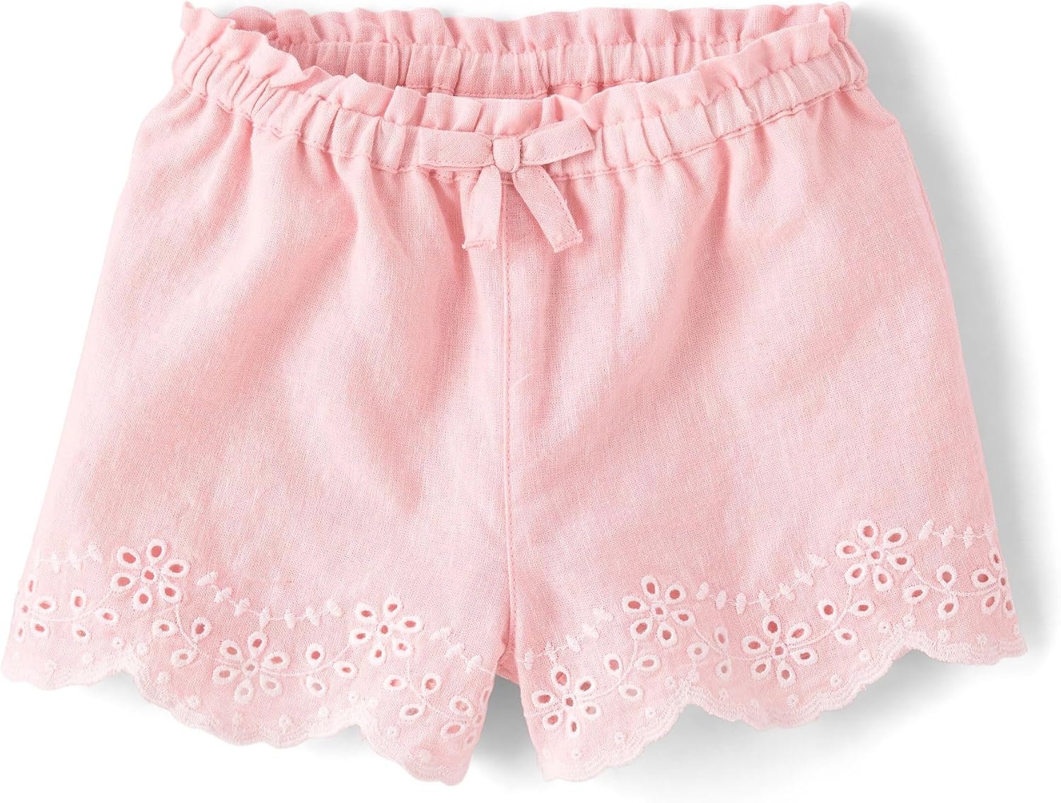 Gymboree Girls' and Toddler Tie Front Linen Shorts