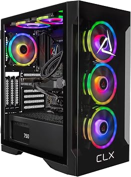 CLX Set Gaming PC - Intel Core i9 14900KF 3.2GHz, GeForce RTX 5060 Ti, 2TB NVMe M.2 SSD, 32GB DDR5 RGB Memory, 360mm AIO, WiFi, Windows 11 Home, Black