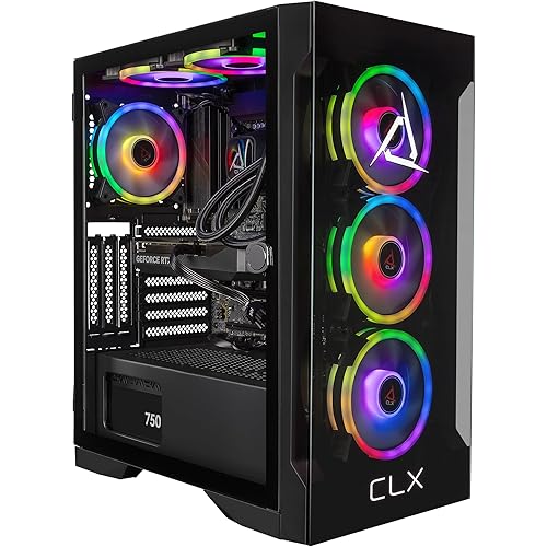 CLX Set Gaming PC - Intel Core i9 14900KF 3.2GHz, GeForce RTX 5060 Ti, 2TB NVMe M.2 SSD, 32GB DDR5 RGB Memory, 360mm AIO, WiFi, Windows 11 Home, Black