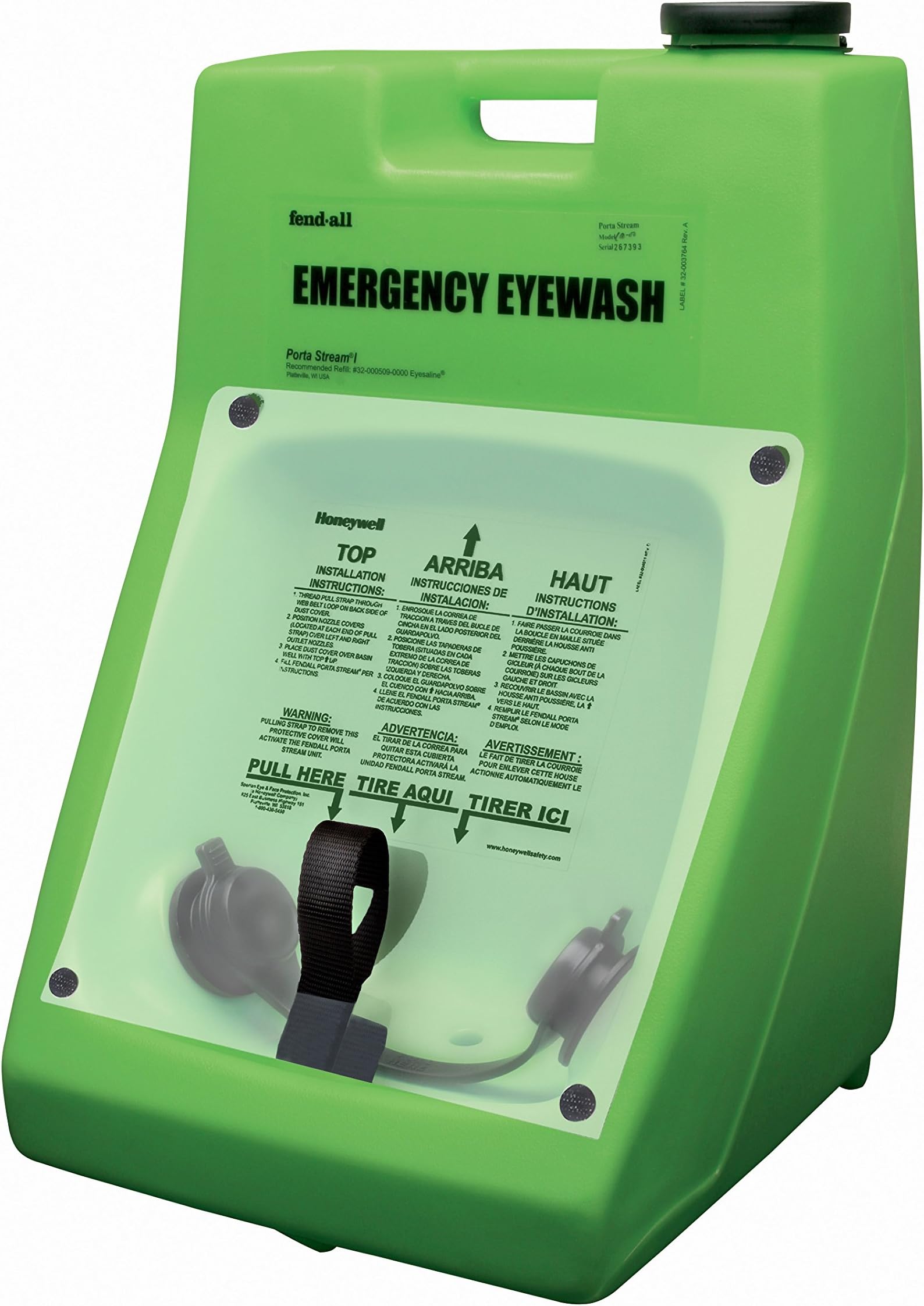 Honeywell Fendall Porta Stream I, II, and III Emergency Eye Wash Station Dust Cover