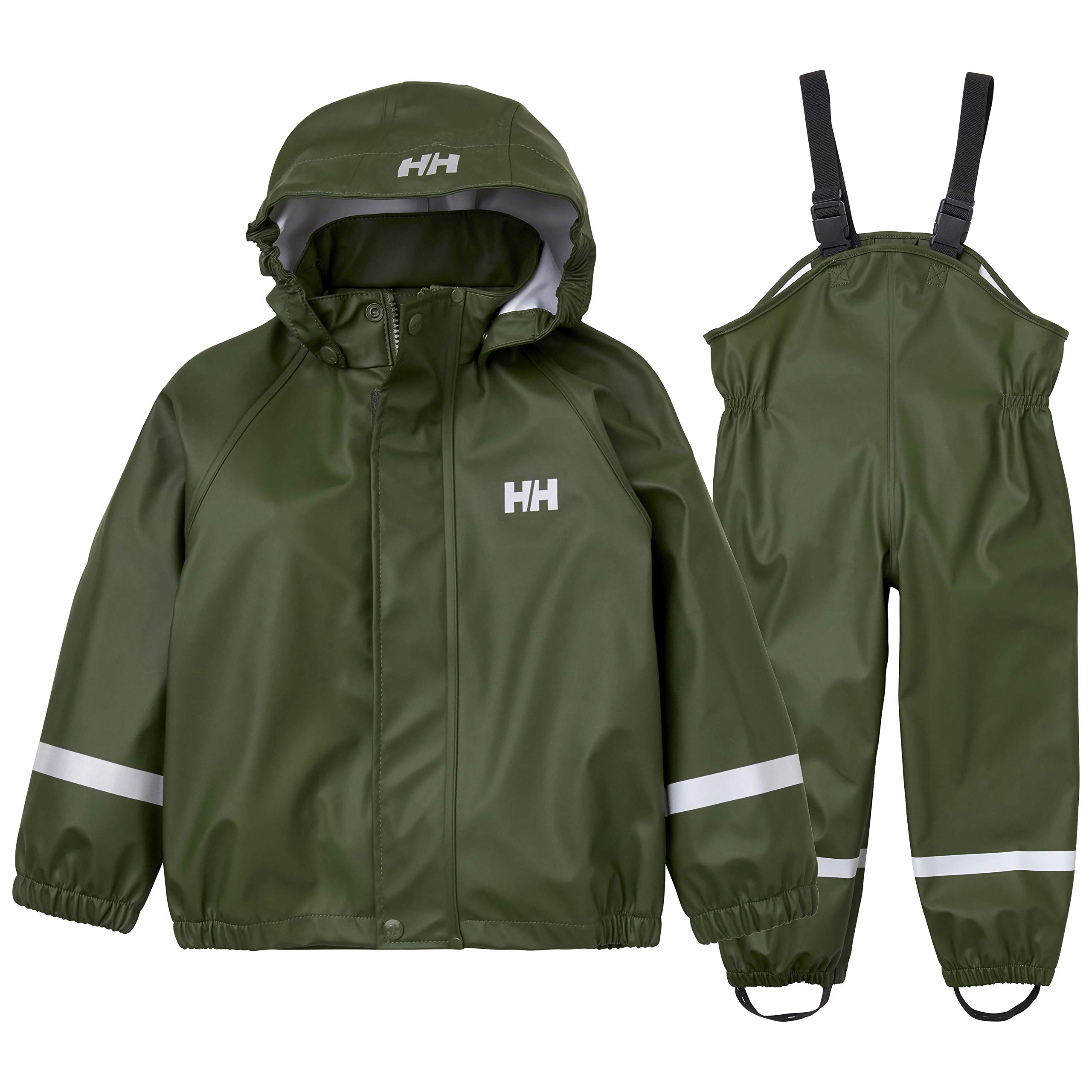 Helly Hansen K Bergen PU Conjunto de Peto y Chaqueta Unisex niños