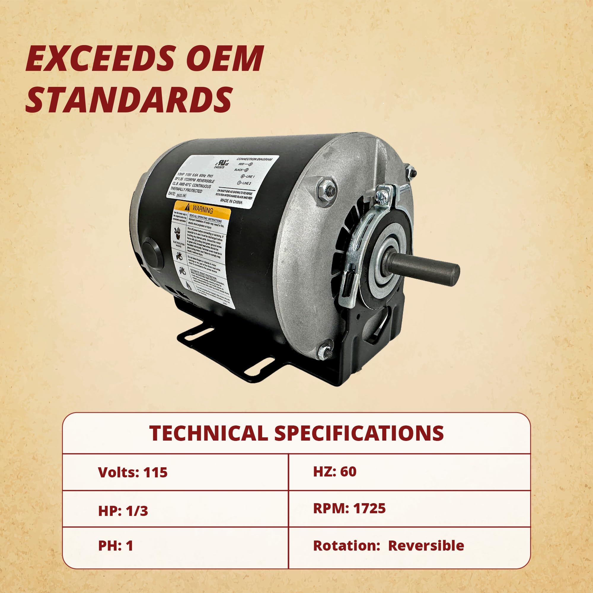 PRIMO　P-80Ⅱ Century AO Smith Marathon GF2034 Split Phase Fan Blower