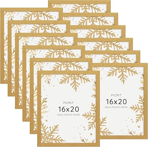 Miniatura 94 de Picrit - Juego de 12 portarretratos de 5 x 7 pulgadas para colgar en la pared o exhibir sobre una mesa, para fotos de 4 x 6 con paspartú o 5 x 7