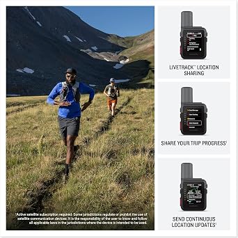 Garmin inReach Mini 3, Rugged Compact Global Satellite Communicator with Color Touchscreen, Two-Way Texting, Emergency SOS Messaging & Long Battery Life Up to 350 Hours with 10-min inReach Tracking | - Two-Way Texting over the Global Iridium Satellite Network, Color Touchscreen for On-Device Typing and Navigation