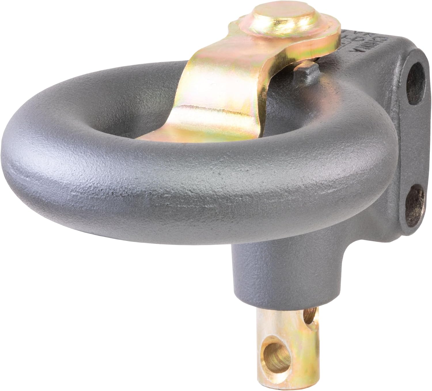 CURT 48625 SecureLatch Channel-Style Lunette Ring, 25,000 Pounds, 3-Inch ID