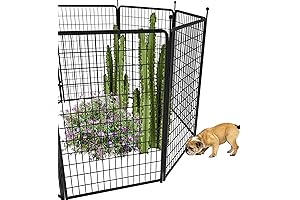 FXW Decorative Fence Panels: 50-Inch High, 10ft Long Dog Fence for the Yard