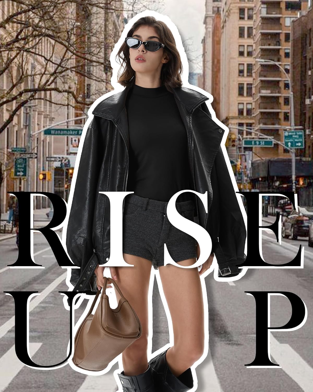 Huukeay 3 Pack Women's Long Sleeve Turtleneck Shirts, Mock Neck Tops Slim Fit Base Undershirt Basic Fall Layer Tee - Image 6