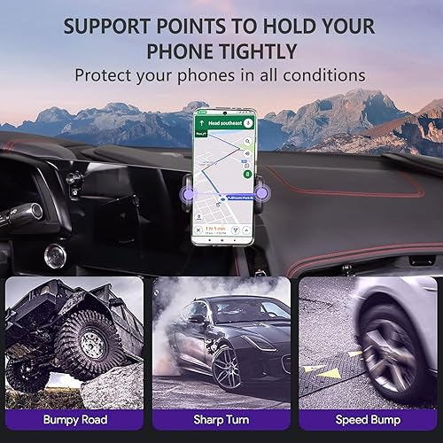 Vista 11 de CHEAYAR Soporte de teléfono compatible con Chevrolet Corvette C8 2020-2023, accesorios C8 Soporte de teléfono para automóvil (carga inalámbrica)