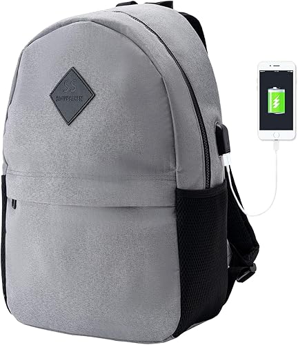 Miniatura 8 de SAGIV&SAHEN Mochila escolar para adolescentes, niñas, niños, clásica, básica, ligera, para adolescentes, mochilas casuales para laptop, Negro -,