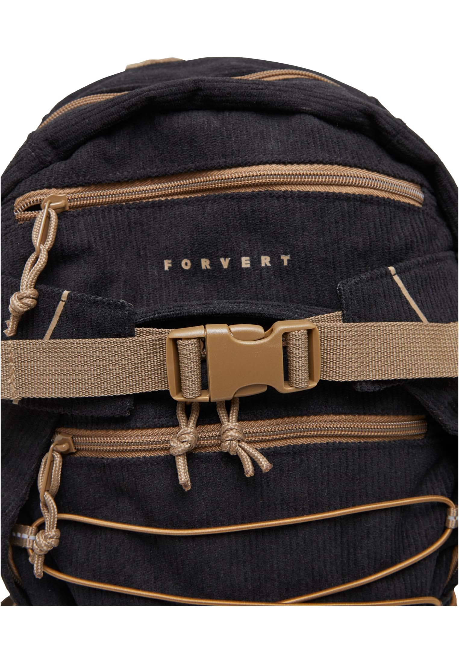 Forvert Cord Louis Backpack, Farbe: black, Größe: OS