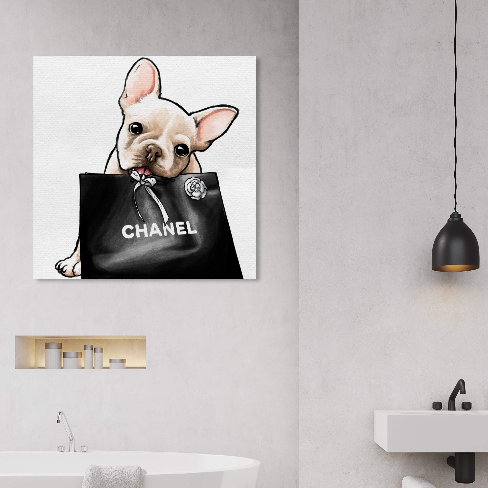 Amazon.co.jp: The Oliver Gal Artist Co. Frenchie Glam 現代