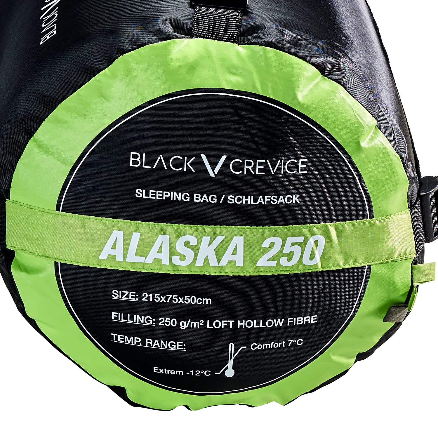 Black Crevice Alaska 250 - Sacco a Pelo Unisex Adulto