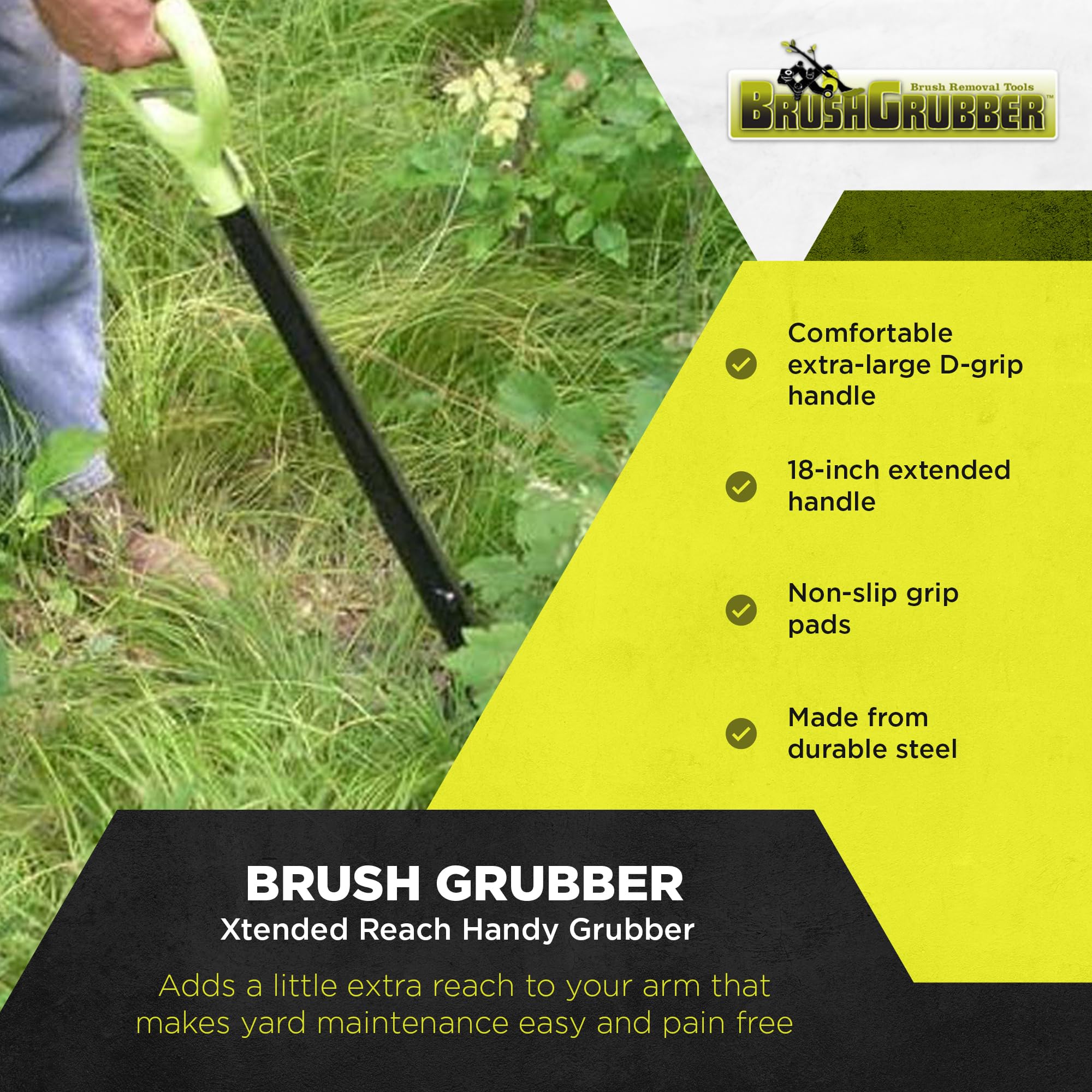 Brush Grubber Bac Industrias BG-14 Cepillo para Margaritas práctico para Margaritas Xtended Llegar