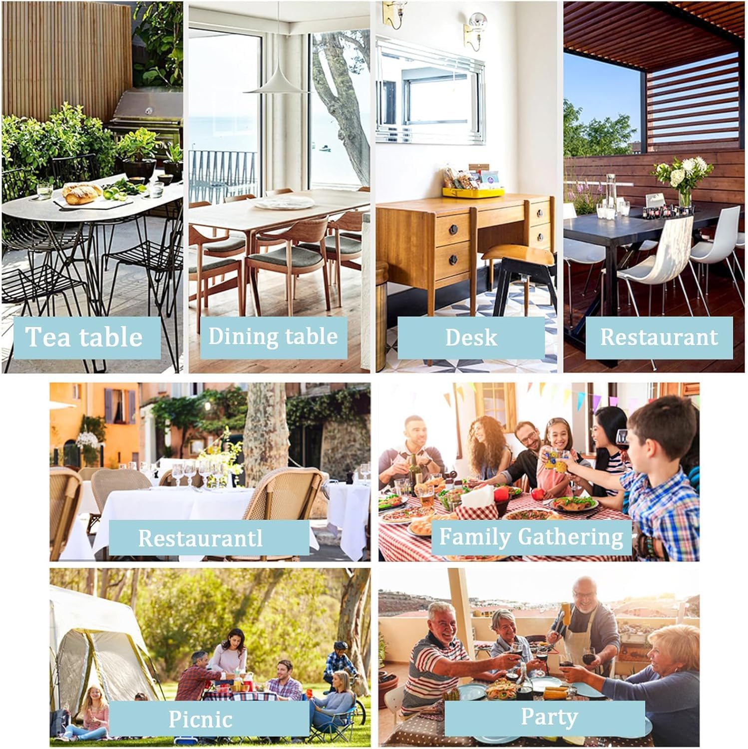 Tischdecke Outdoor Einfach Tischdecken Abwaschbar 3D Gelb Tischtuch Wasserdicht Wetterfest für Party Biertisch, 140x300 cm Q.P2450