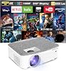 Projector, Portable Video Projector HD 1080P Supported, Home Projector 8500 Lumens 200''Display for TV Stick, Home Theatre, Android/iOS