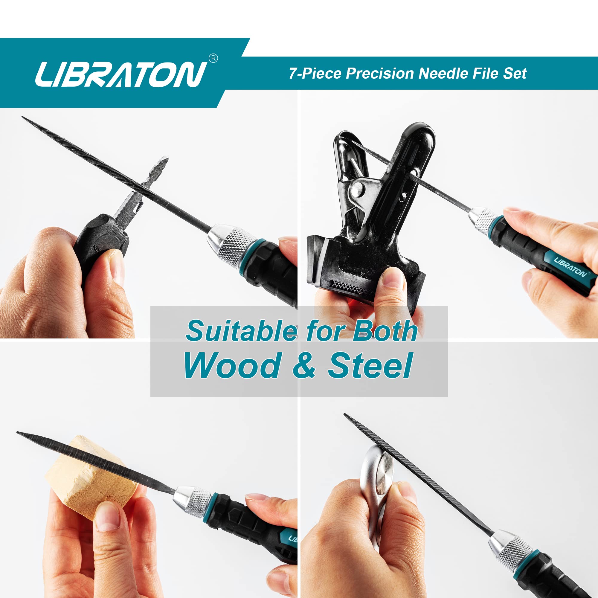 Buy Libraton Needle File Set Interchangeable, Small Files, Mini Files