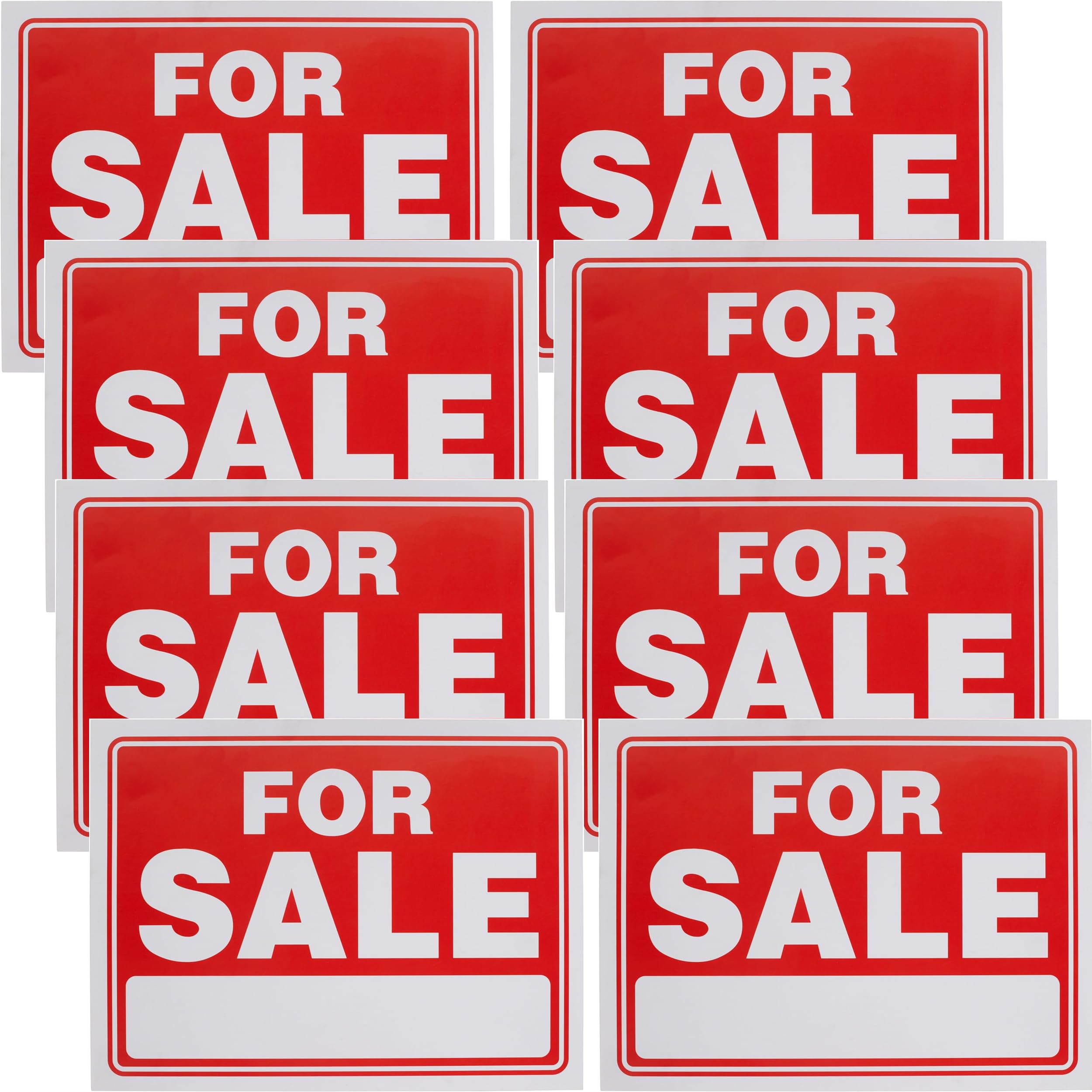 Car For Sale Schild – 22,9 X 30,5 Cm, 2-zeilig, 3 Stück – Wetterfestes Vinyl, Für Innen & Außen, Perfekt Für Auto- Oder Fahrzeugverkauf