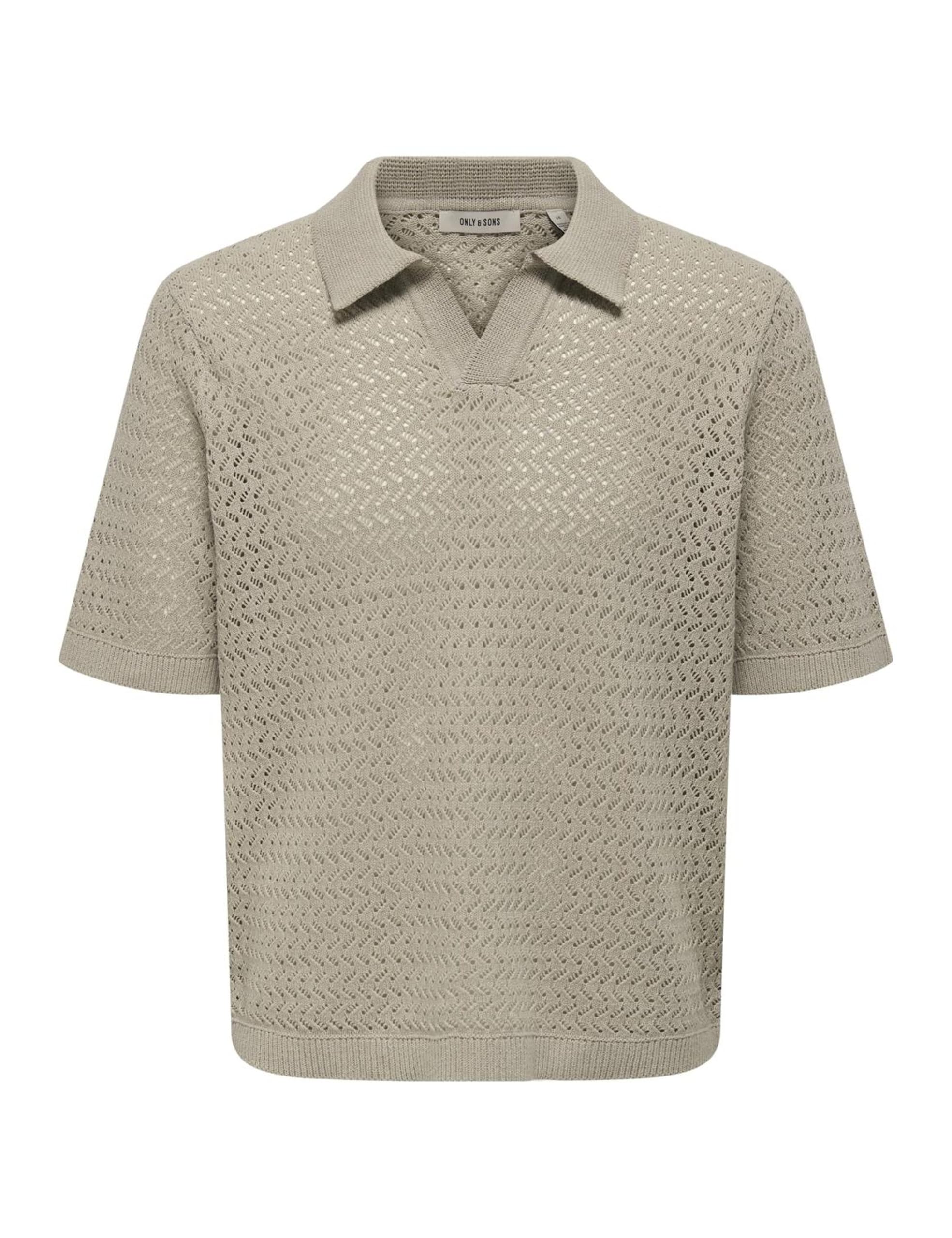 Only & Sons Onsnyle Life Reg 5 SS Split Polo Knit Onsnyle Life Reg 5 SS Split Polo Knit Uomo (Pacco da 1)