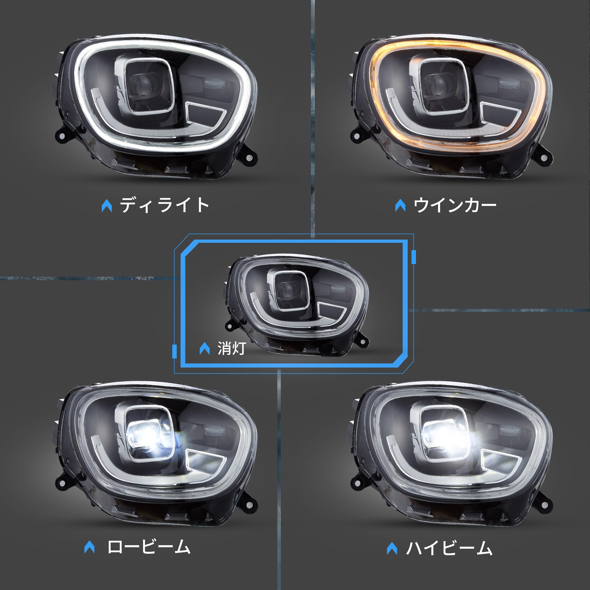 Amazon | VLAND BMW ミニ F60 ヘッドライト クーパー カントリー