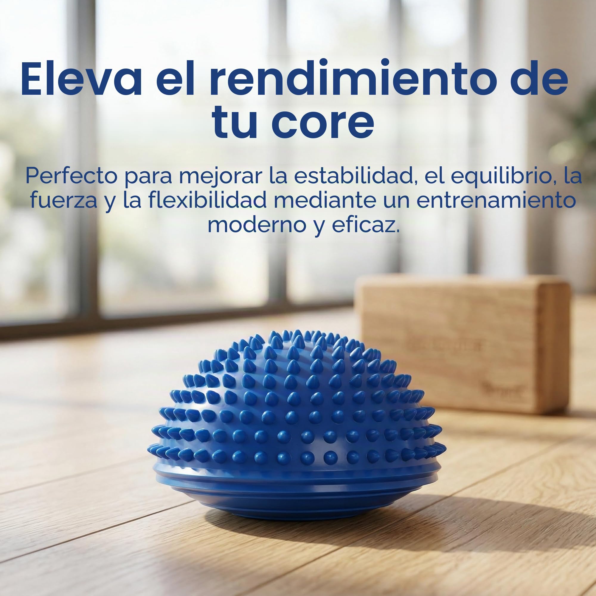 Fasmov Juego de 6 Masaje de Pies Ejercicio de Balance de Media Bola Pods Spiky para Terapia de Músculo de Pie Tejido Profundo