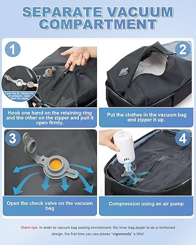 Miniatura 3 de Mochila de transporte de viaje, mochila estética para laptop para mujeres y hombres, aprobada por aerolíneas, A1- verde, Grande