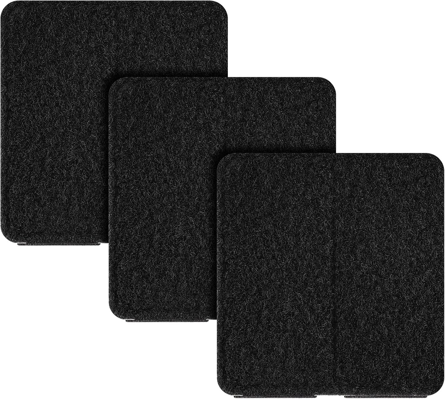 3 Pieces Molle Patches Attachment Tactical Patch Display Board Black Molle Patches