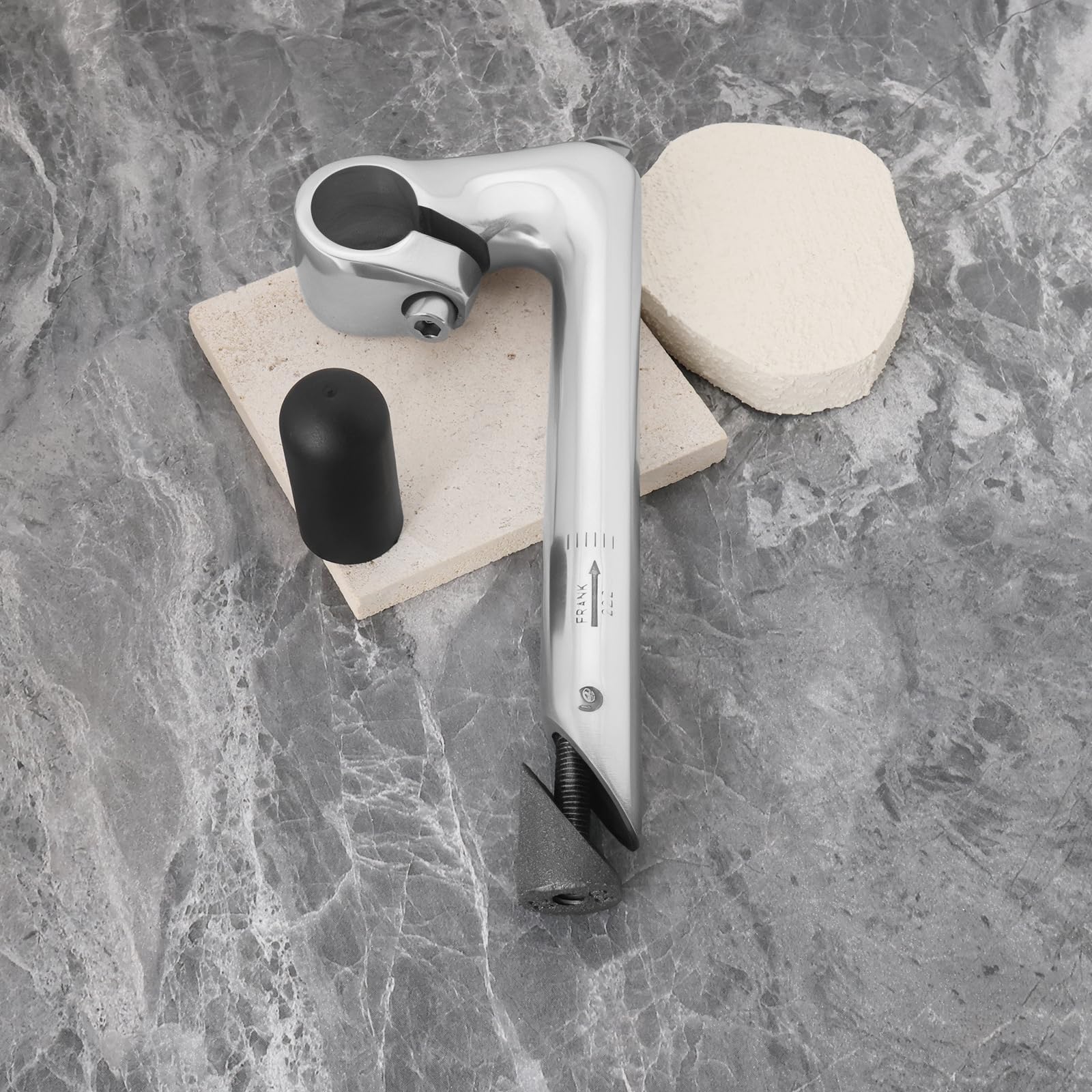 1 staffa per manubrio della bicicletta, 25,4 mm, in lega di alluminio, per forcella da strada da 1" e 25,4 mm (60 mm)
