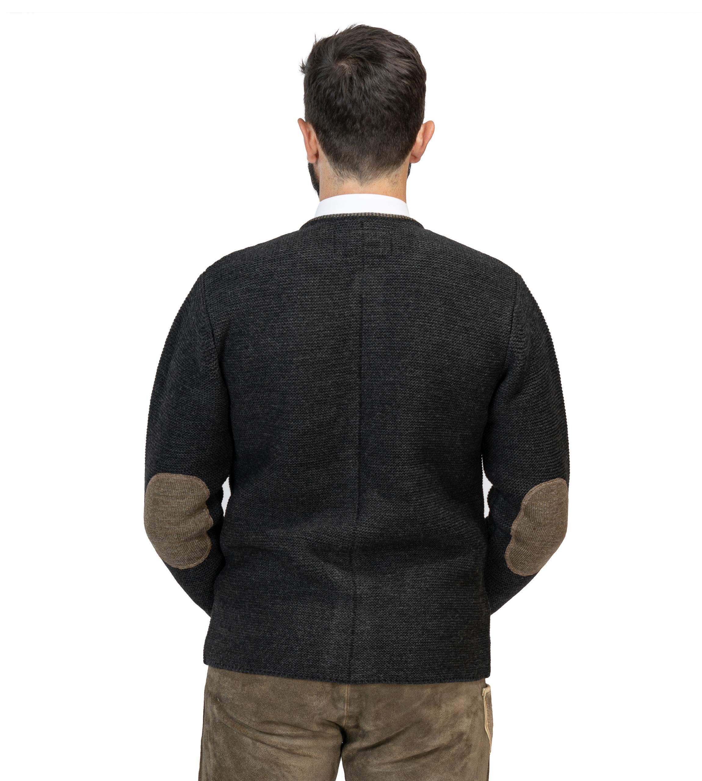 Anton - Cardigan da uomo di alta qualità, in lana