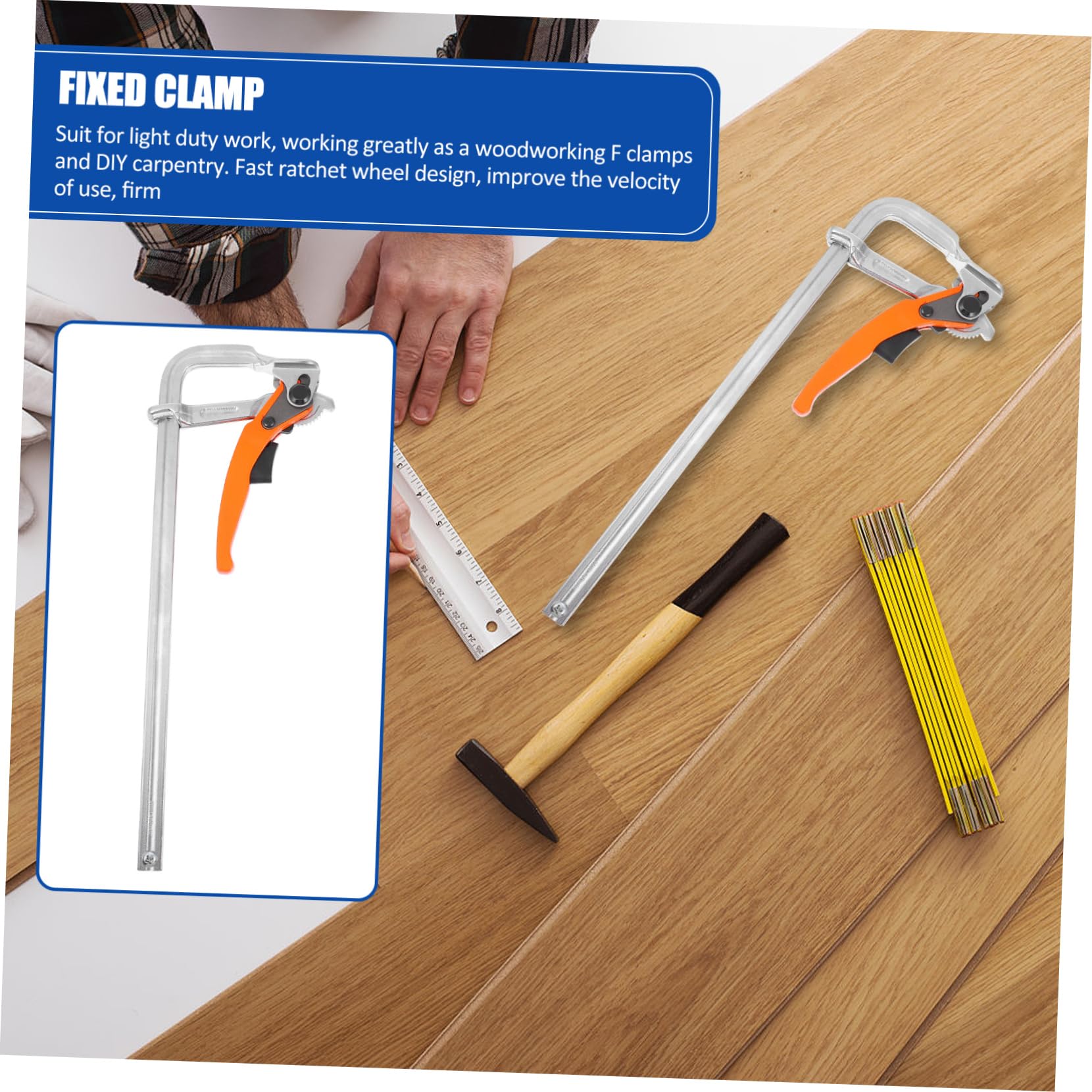 Angoily Serre-joint Pour Travail Du Pince Fixe Pratique Clip Robuste Pour Bricolage Léger