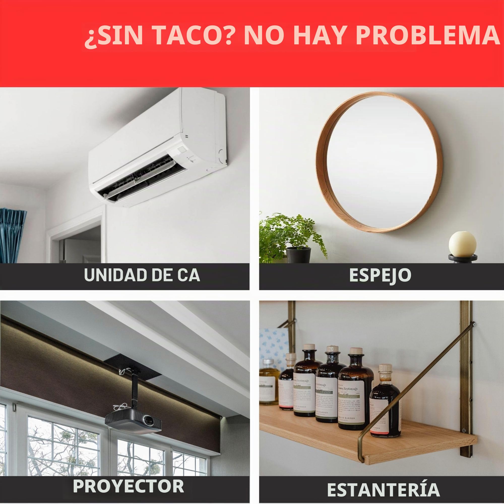 Bullfix Universal: 24 unidades – Fijaciones de placas de yeso resistentes, paredes de espárragos y paredes de cavidad hueca, accesorios de bricolaje o comercio