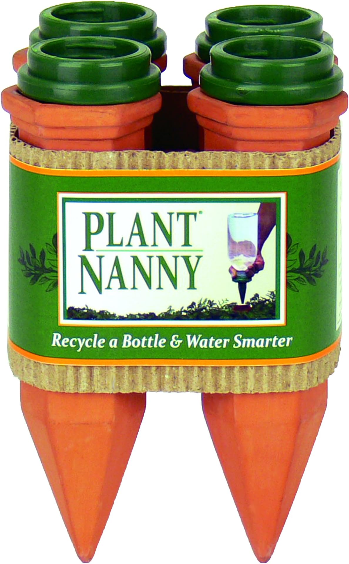 Plant Nanny Recycle a Plastic Bottle Stake Set with Adapter