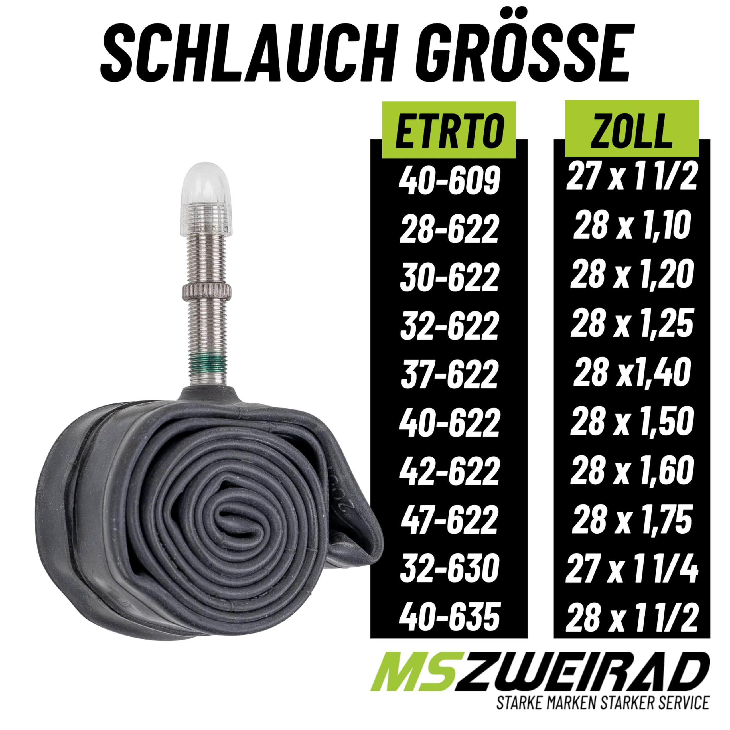 2er Set Schwalbe Fahrrad Schlauch AV17 40mm 28 Zoll (28/47-622/635) inklusive 3 MSZweirad Reifenheber