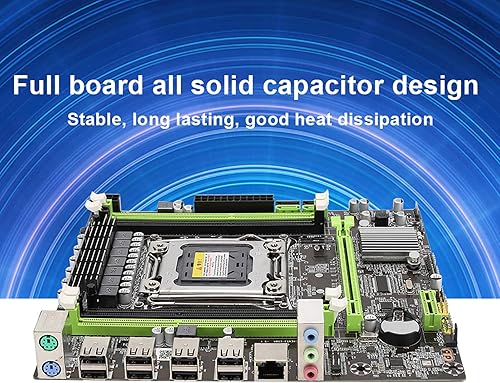 Miniatura 3 de Placa base LGA 2011 X79G, DDR3 para computadora serie Xeon para serie I7, chip de audio de 6 canales, tarjeta de red Gigabit RTL8111HN, interfaz