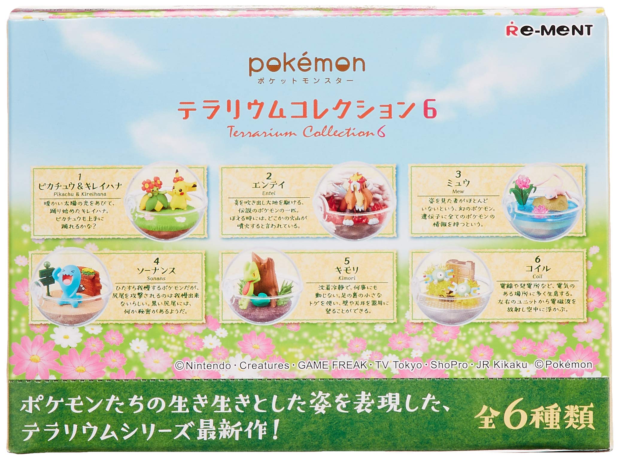 Re Ment Pokemon Terrarium Collection 6 Random Blind Box Set Of 6 Amazon Sg Toys