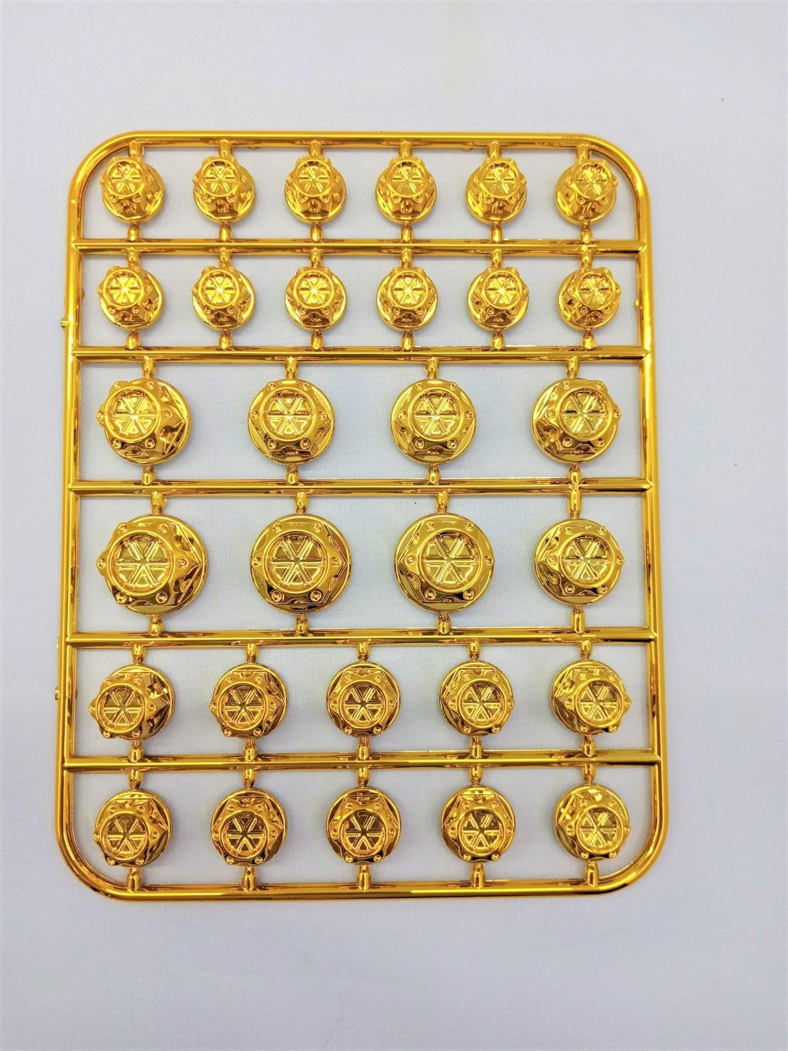 30pcs Bike Motorcycle Screw Nut Bolt Cap Cover Universal for Bike (Golden)