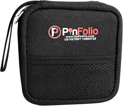 PinFolio Mini Show Pin Display Storage Book Compact Pin Book for Disney Pins & Enamel Pins | Holds 48 1 Pins