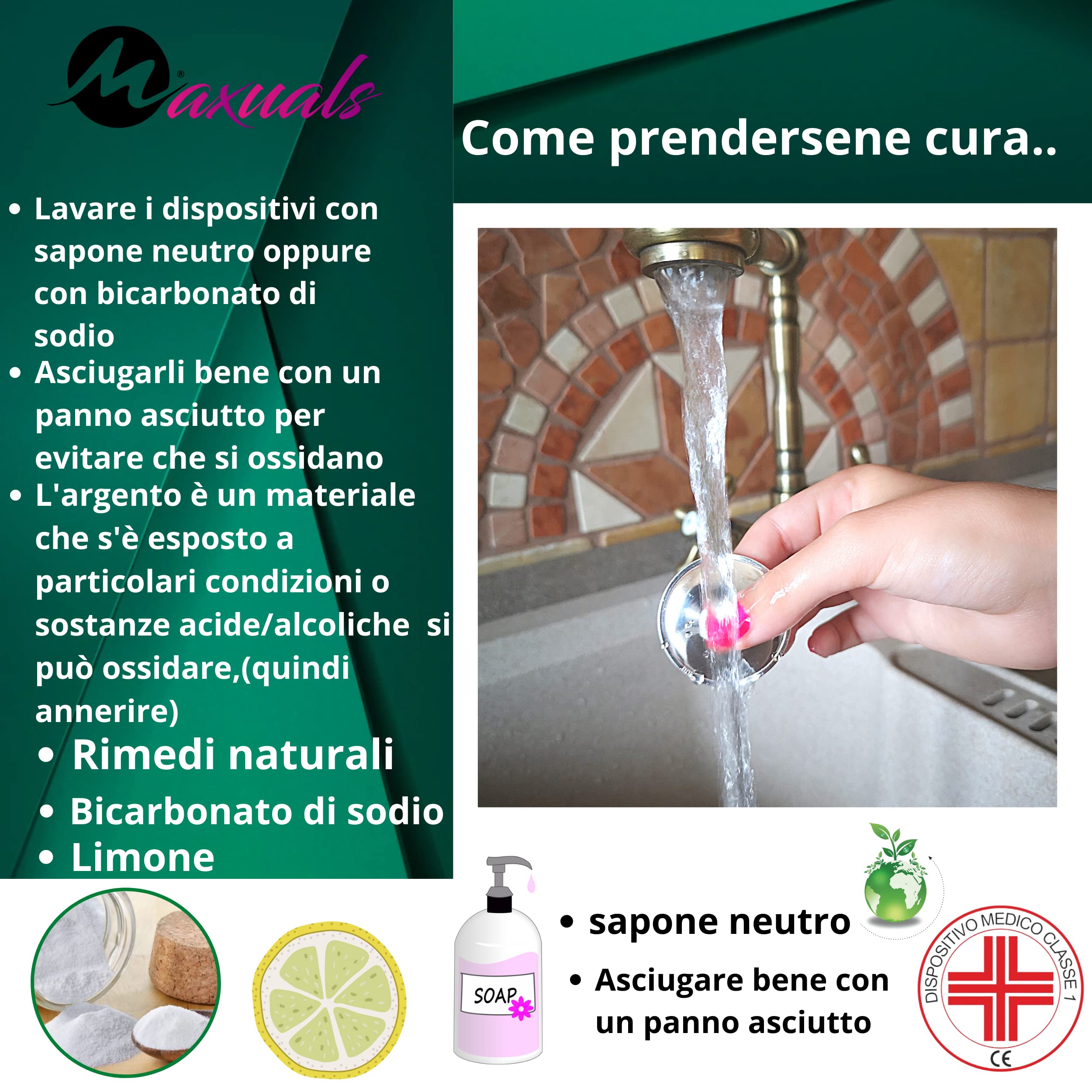 Paracapezzoli in Argento, Coppette Seno per Capezzoli, Copricapezzoli d'Argento,Protezione Senza Nichel.