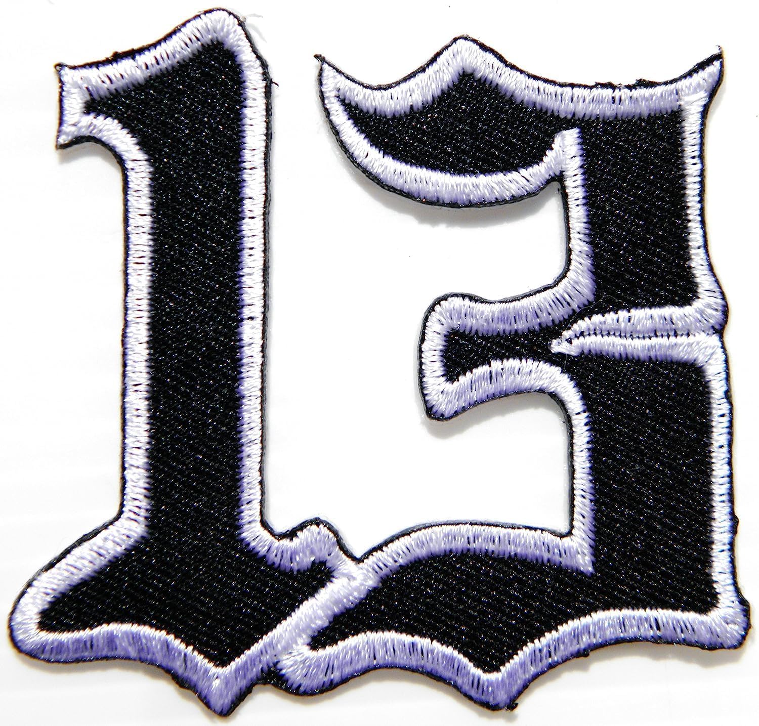 Graphic Dust Number 13 Embroidered Iron on Patch Biker Motorcycles Jacket T-Shirt