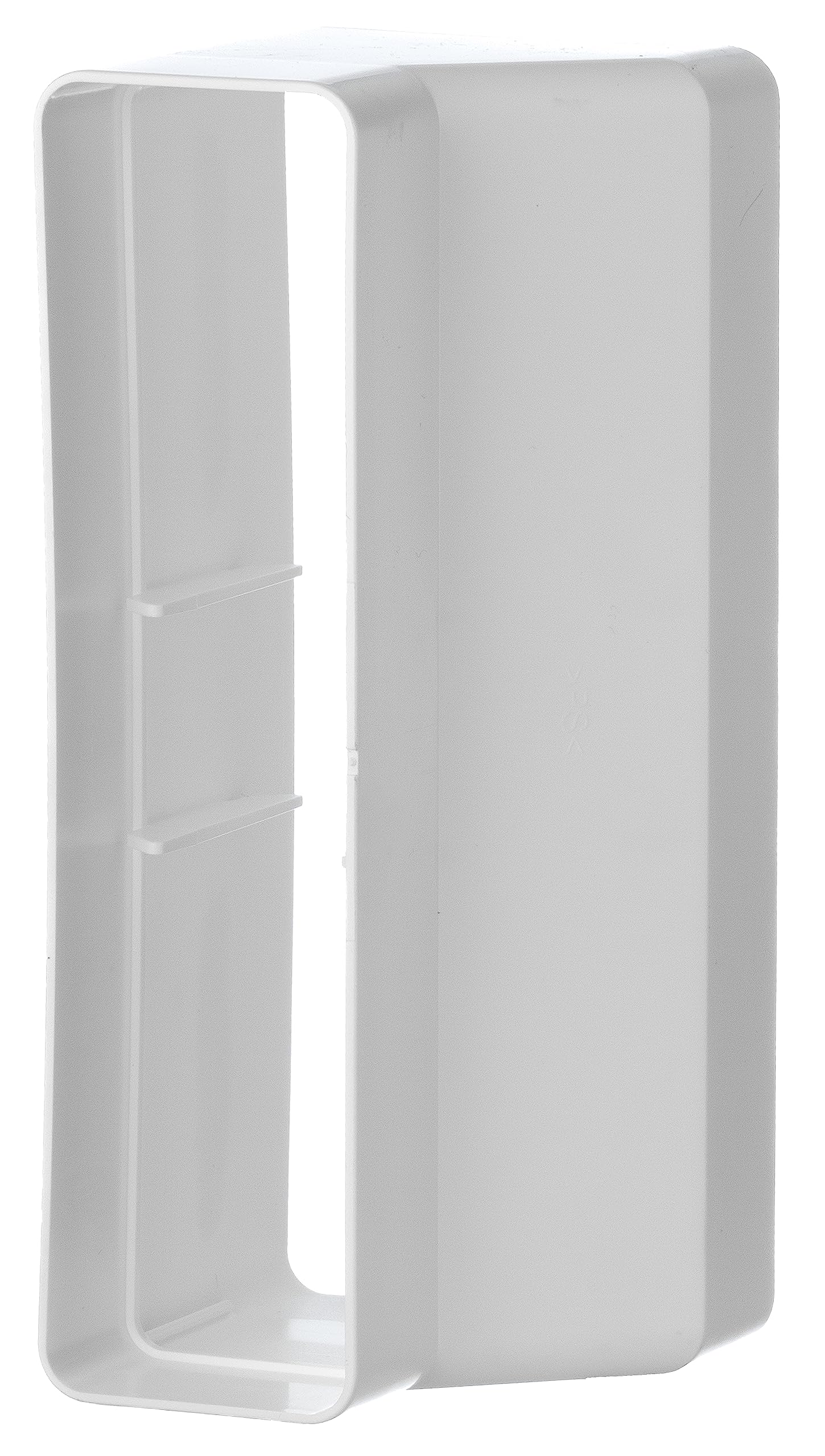 Steinberg14 Reductor de canal plano blanco de 220 x 90 mm a 220 x 55 mm, plástico