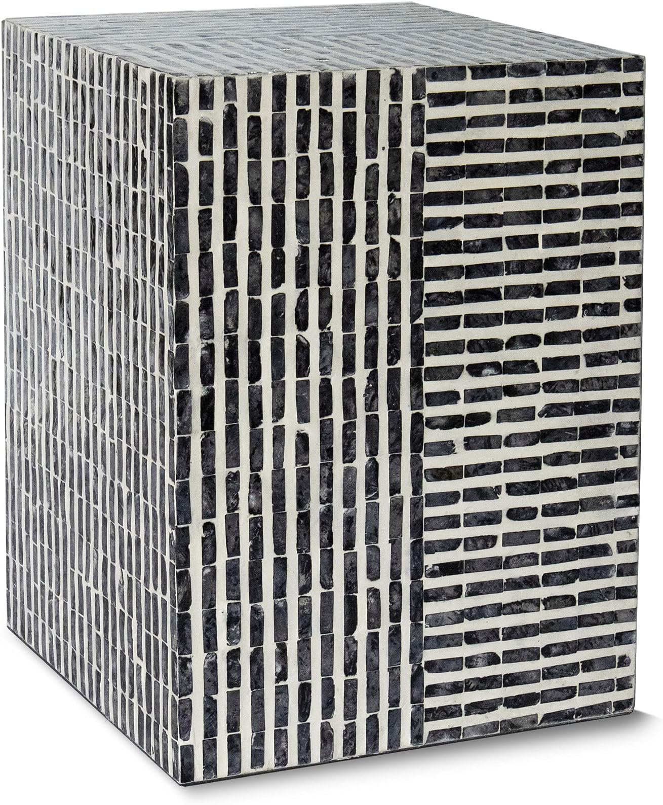 Mother of Pearl Square Side Table