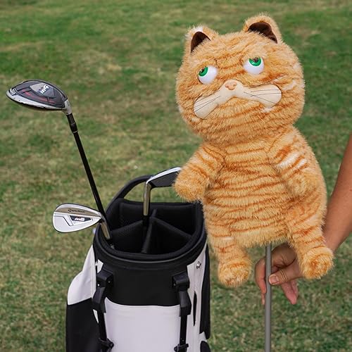 Miniatura 9 de Golf Club Cover Driver Headcovers Funny Plush Animals Golf Headcover Driver Head Cover fits up to 460cc Driver Clube Head Golf Gift for Men Women