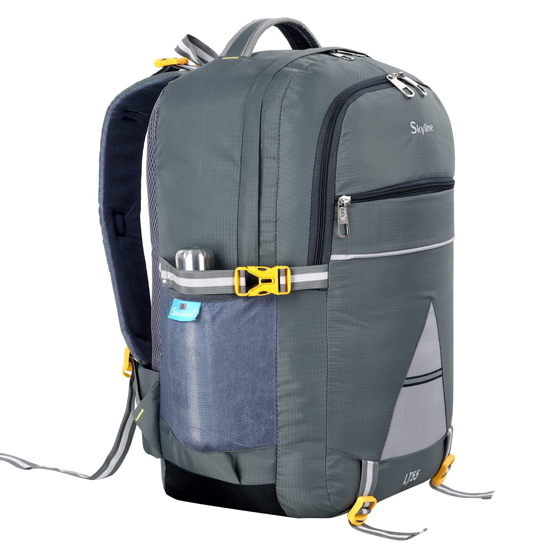 Skyline 45 Ltrs Waterproof Multi Compartment Laptop Backpack(Fits Up to 20 Inch Laptops) (Grey) (B09XV7KJGQ) Amazon Price History, Amazon Price Tracker