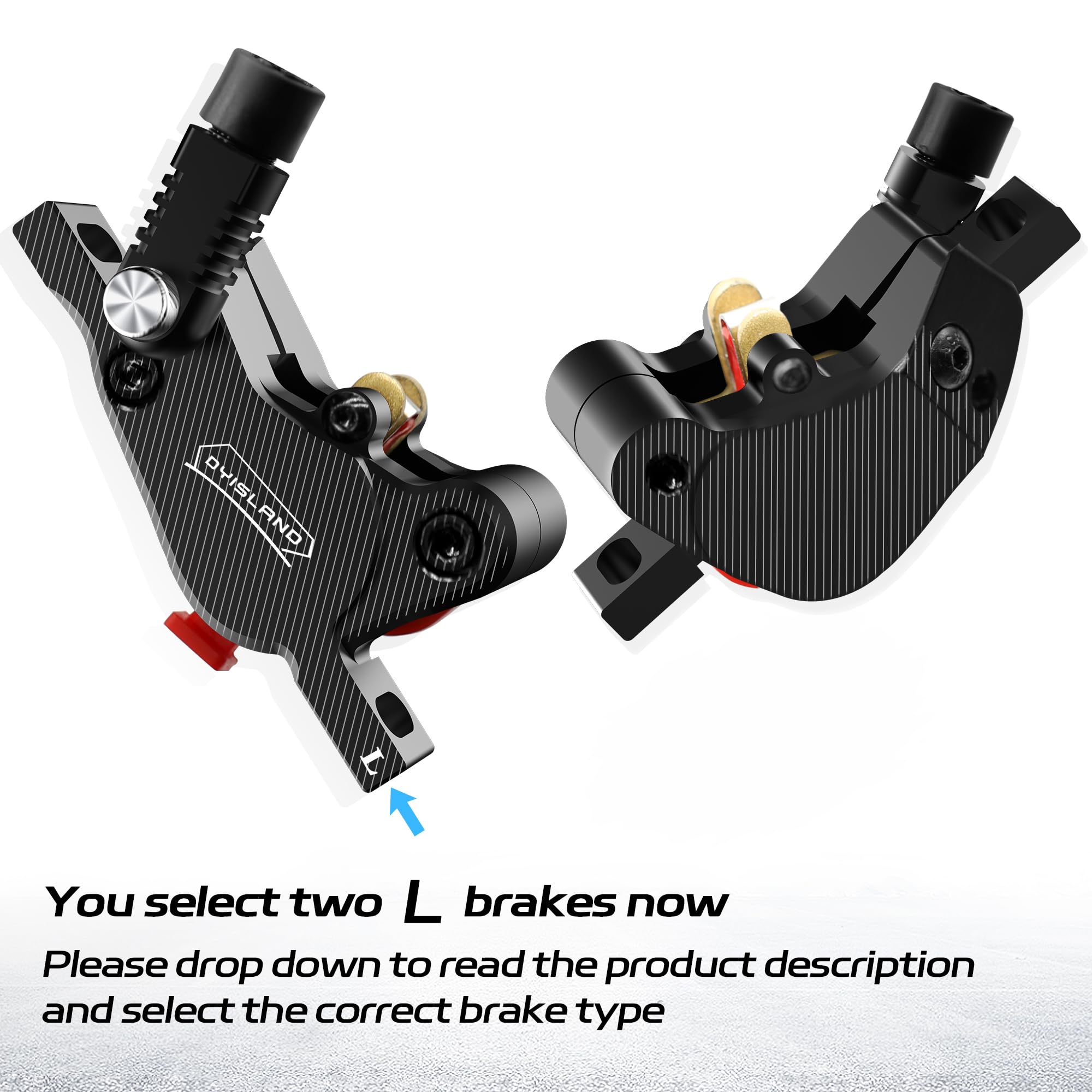 LD-210S Kit Freni a Disco Idraulico,2-Pin/Kit Freni Idraulici per Scooter Elettrico/E-Scooter