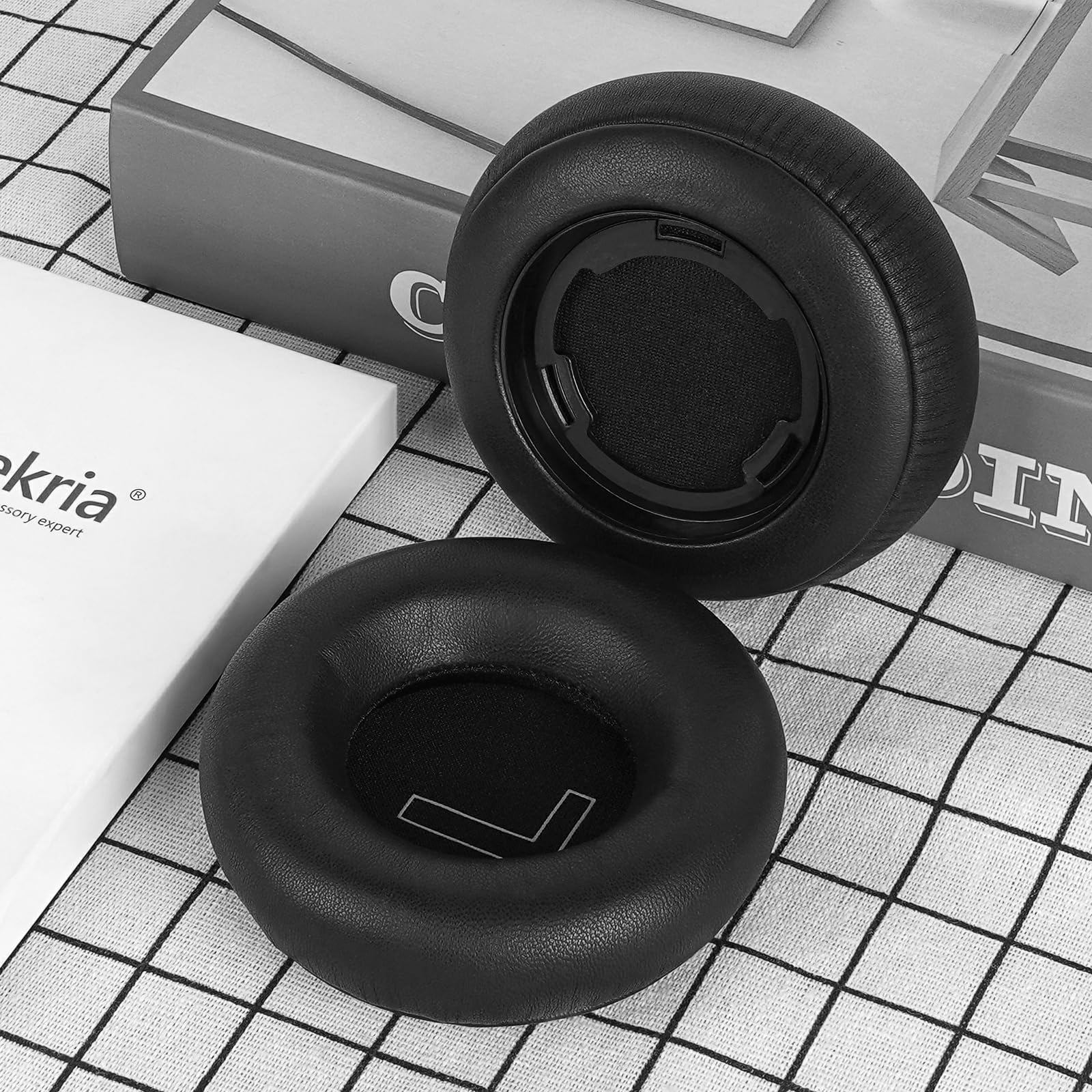 Geekria Elite Sheepskin Replacement Ear Pads Compatible with Bang & Olufsen Beoplay H4 Headphones Ear Cushions, Repair Parts (Black) - Image 4